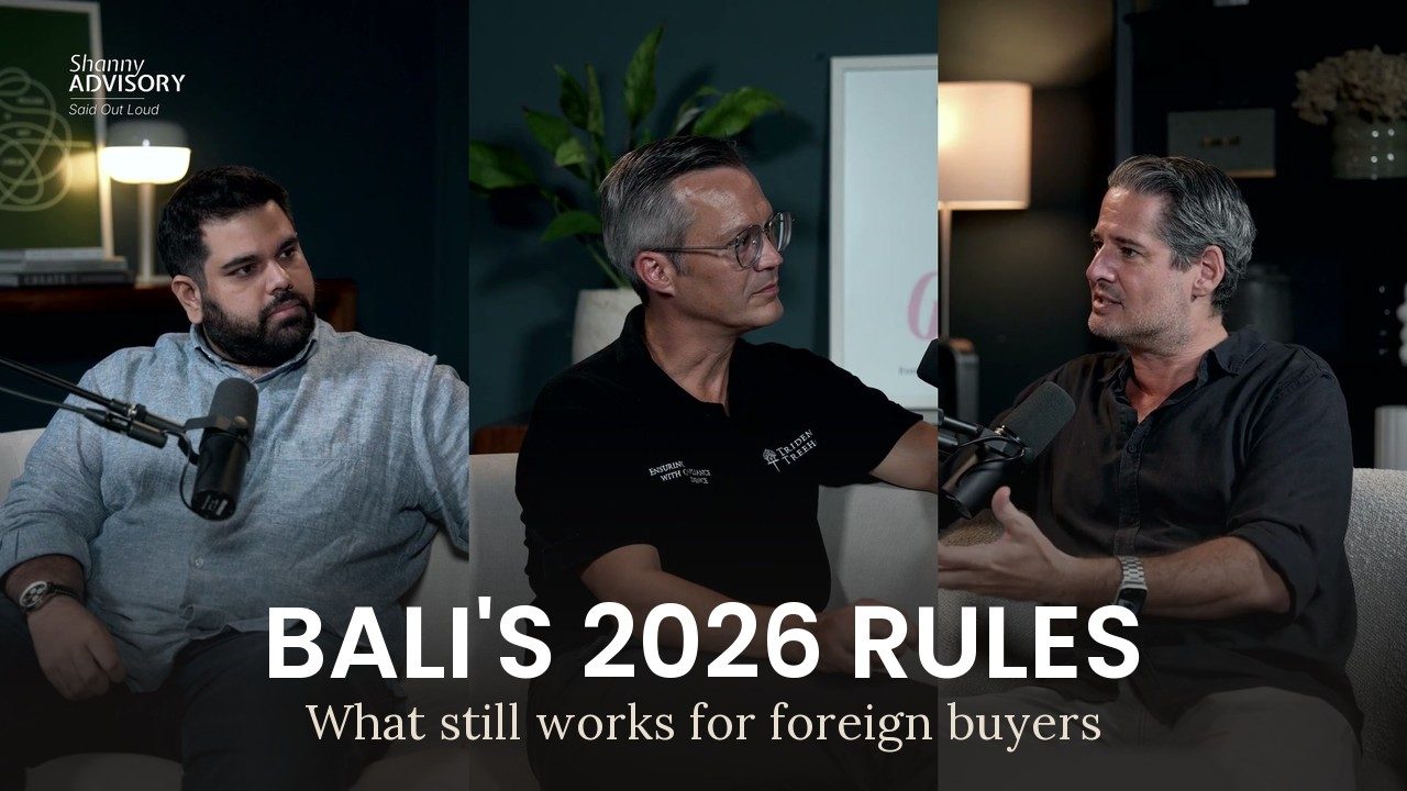 The podcast: Shanny Poijes with Paras and Alberto on Bali's 2026 rules